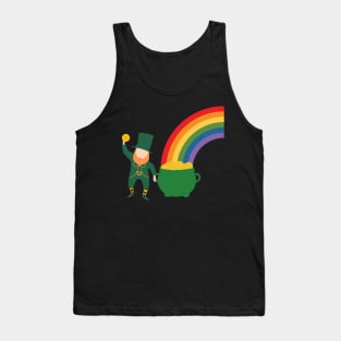 Pot Of Gold At The End Of A Rainbow Tank Top